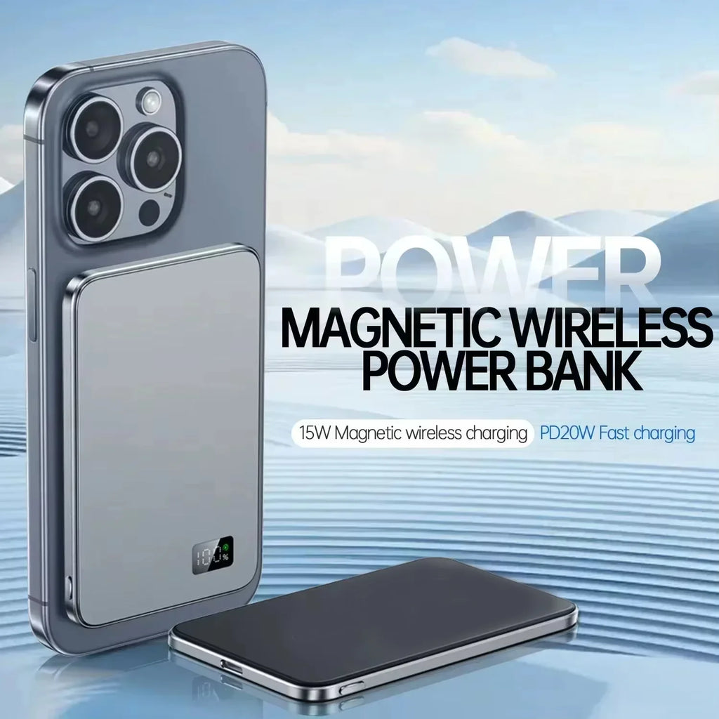 Lenovo 500000mAh Magsafe Magnetic Wireless Power Bank