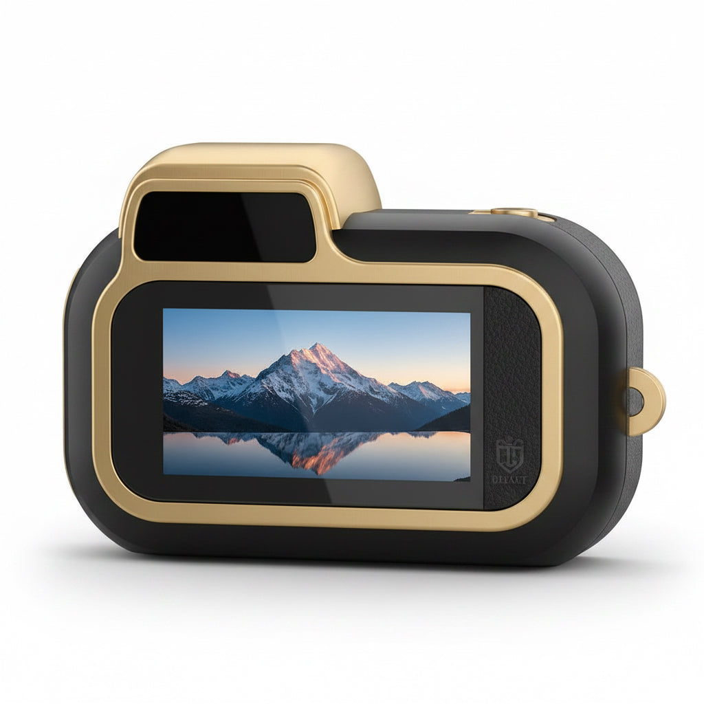 Mini Slr-Shaped 1080P Pocket DV Camera – Portable Body Cam, Action Camera with Display Screen, Loop Recording, & Filters